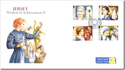 First Day Cover For Stamp On Mother Teresa By Jersey Post First Day Cover For Stamp On Mother Teresa By Jersey Post